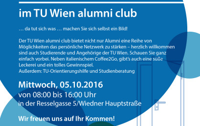 Open House im TU Wien alumni club
