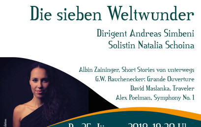 Akademische Bläserphilharmonie der TU Wien (ABW) präsentiert „Die sieben Weltwunder“ von Alex Poelman