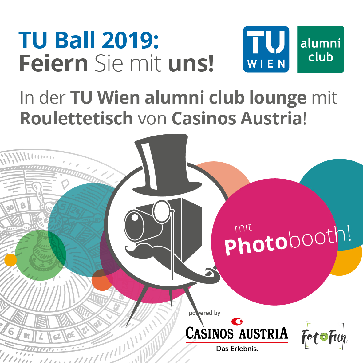 TU Ball 2019: Feiern Sie mit uns!