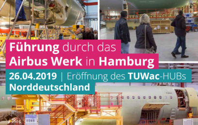 Führung durch das Airbus-Werk in Hamburg beim Kick-Off: NORDDEUTSCHLAND
