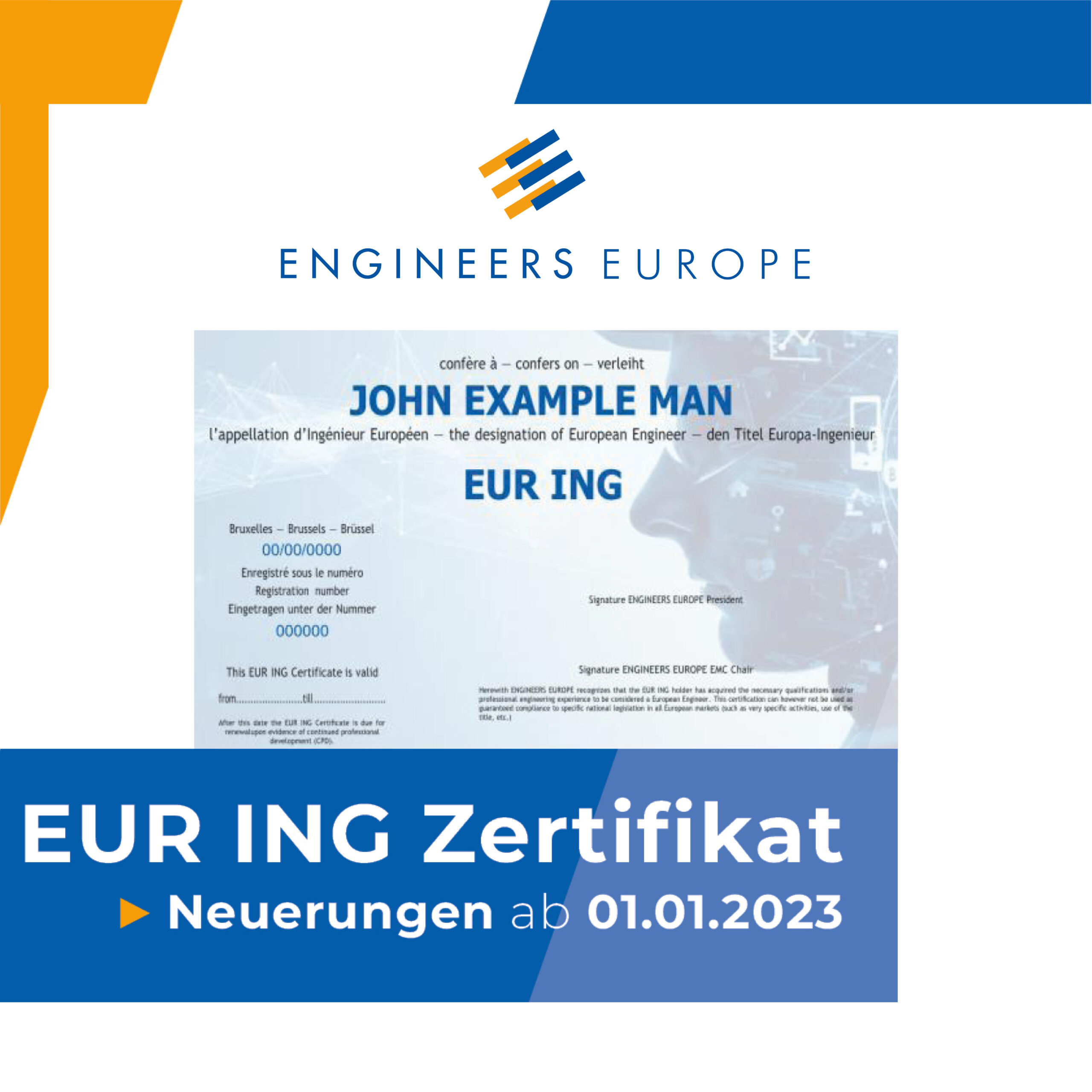 Mit Beginn dieses Jahres wurde FEANI zu Engineers Europe